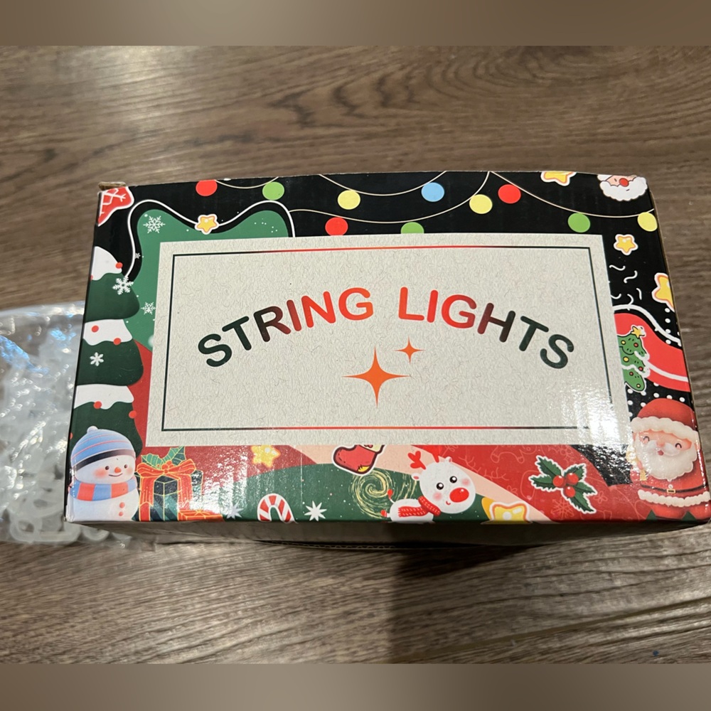 Christmas Colorful Lights with Clips!